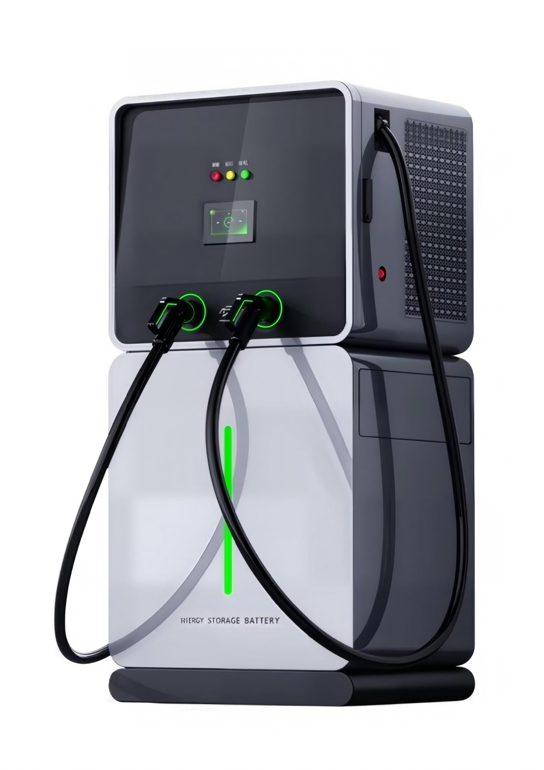Highway Rescue BC6060 Vertical Off-Grid 60kwh Capacity 60Kw Power Dual Guns Mobile EV Charger - Image 2