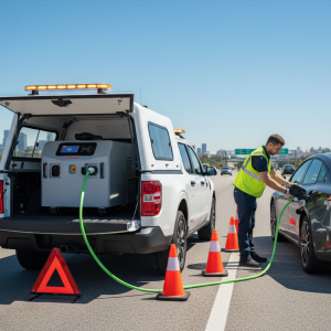Highway Rescue BC1120EO Off-Grid 11kwh Capacity 20Kw Power Mobile EV Charger